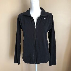 Nike |  Black Full-Zip Sweatshirt  L(12-14)